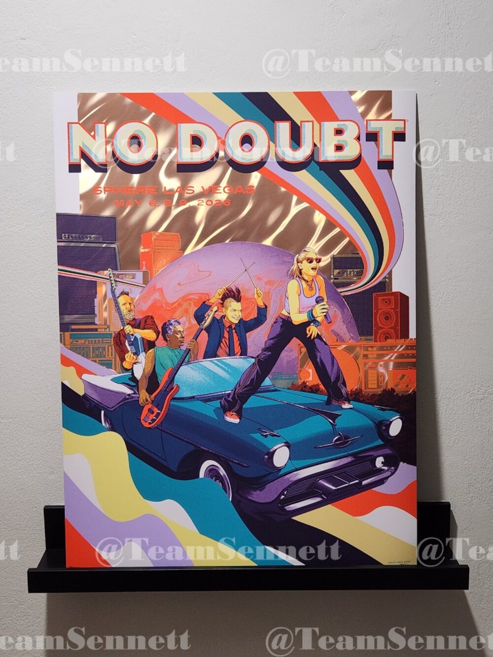No Doubt LAVA FOIL Sphere Poster / Weekend 1 / May 6, 8 & 9 / Sphere Vegas 2026